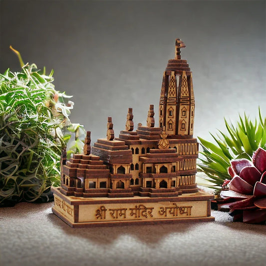 Shri Ram Mandir Ayodhya 3D Wooden Temple