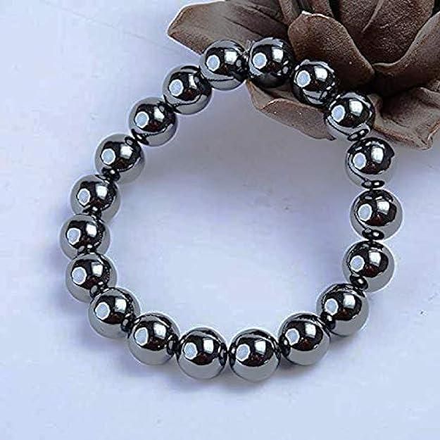 Natural Beads Magnetic Crystal Stone Bracelet (Pack of 2)