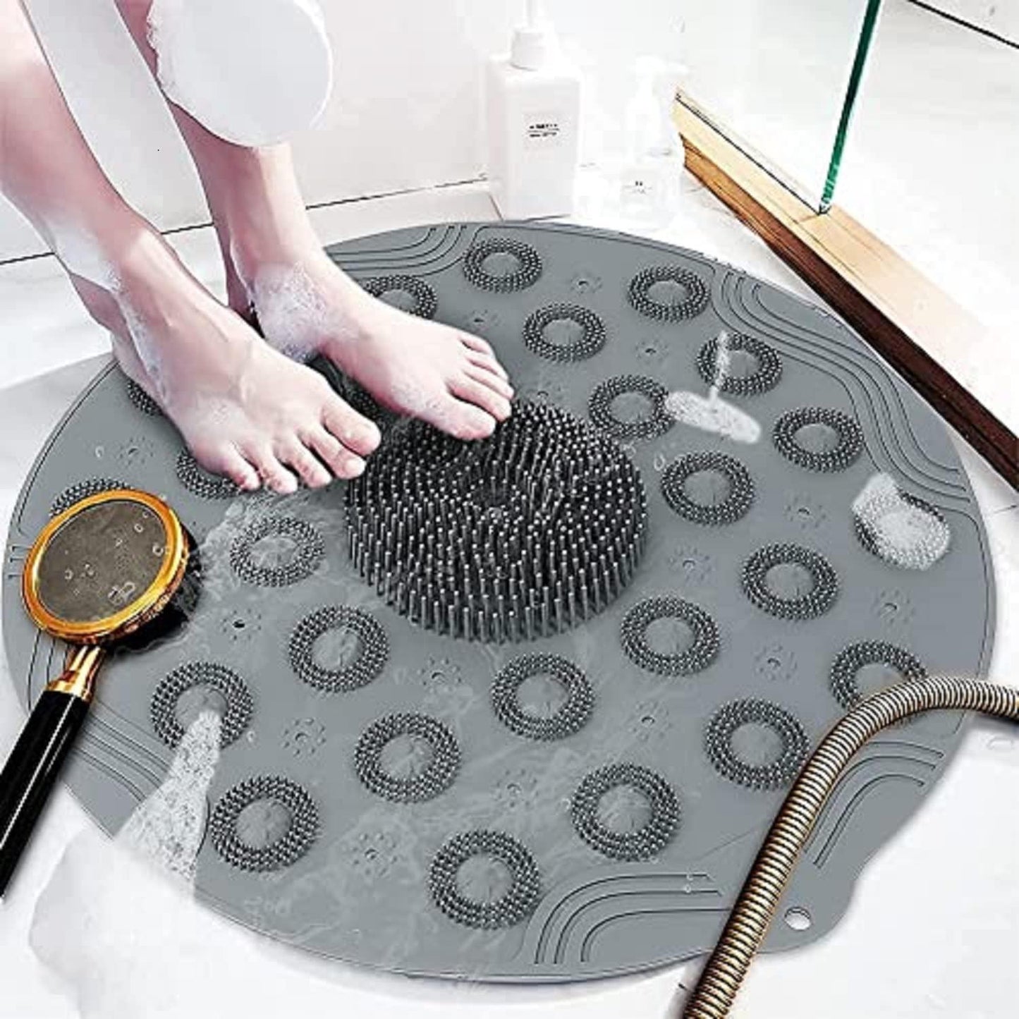 Multiple purpose Shower Pad - Massager, Dead Skin Remover