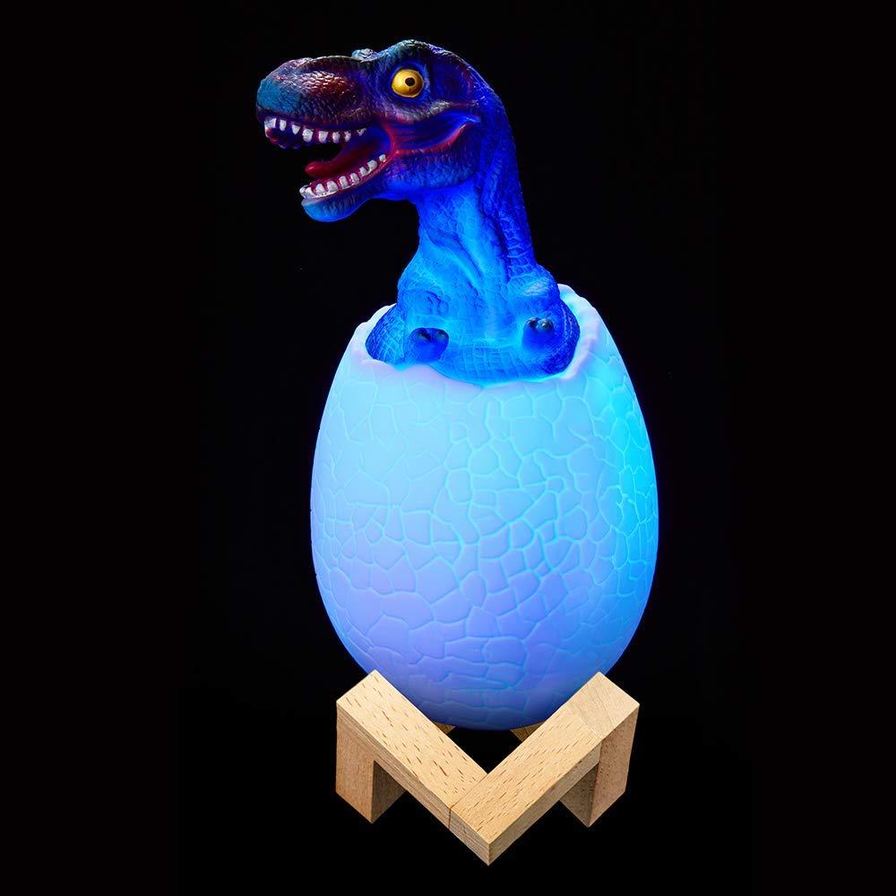 3D Dinosaur Night Lights - Multi Colour