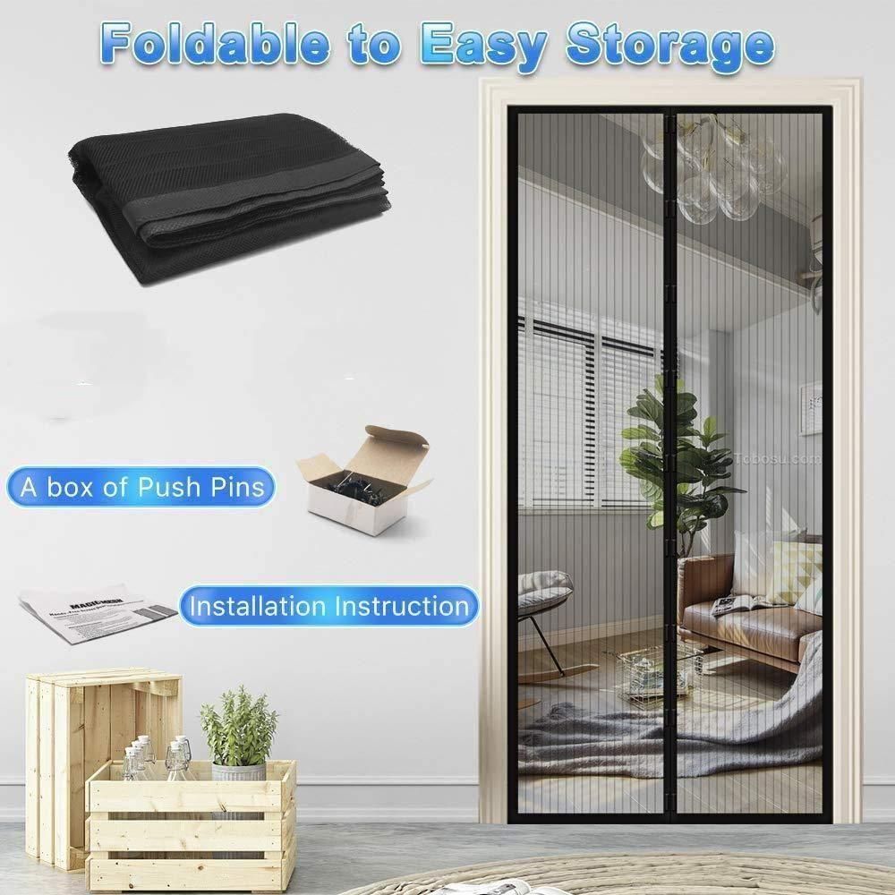 Anti Mosquito Door Mesh Curtain - Foldable (Pack of 2)