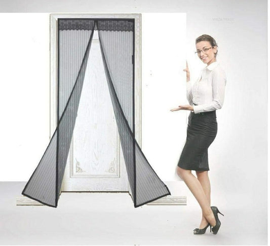 Anti Mosquito Door Mesh Curtain - Foldable (Pack of 2)