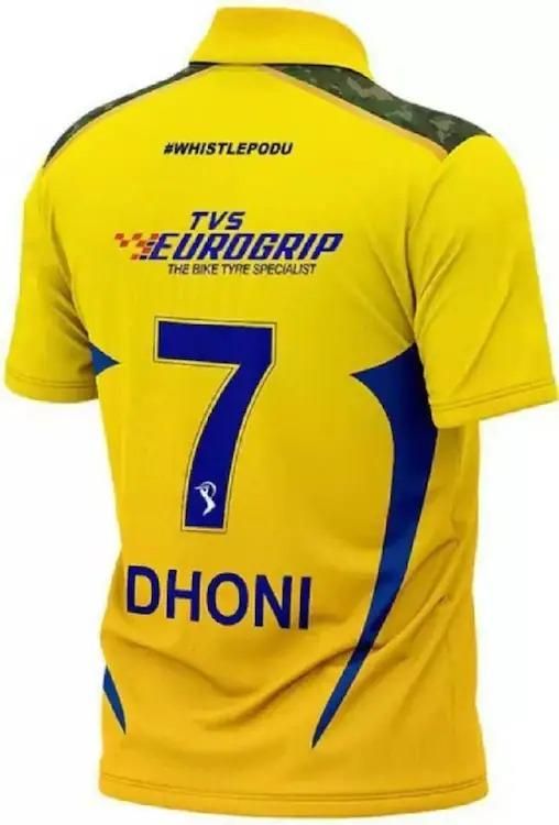 Dhone CSK Dry Fit Soft Fabric 180GSM T-Shirt