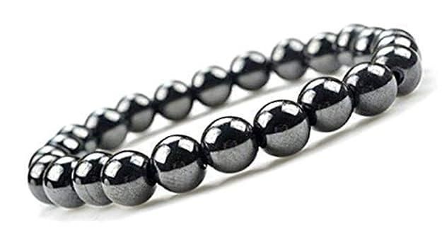 Natural Beads Magnetic Crystal Stone Bracelet (Pack of 2)