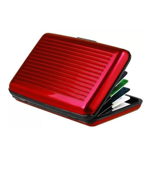 Aluminium Card Wallet 6 Card Holder