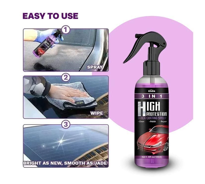 3 in 1 High Protection Car Ceramic Coating Spray