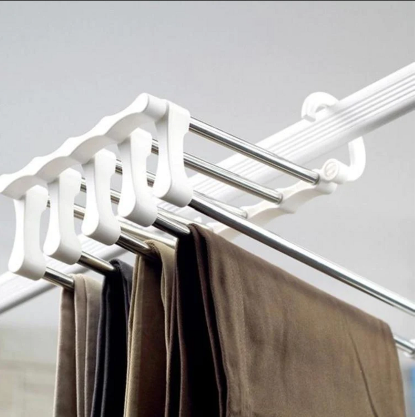 Multipurpose Hanger - 5 in 1 Closet Organizer (Pack of 2)